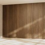 Wandpaneele an einer Wand